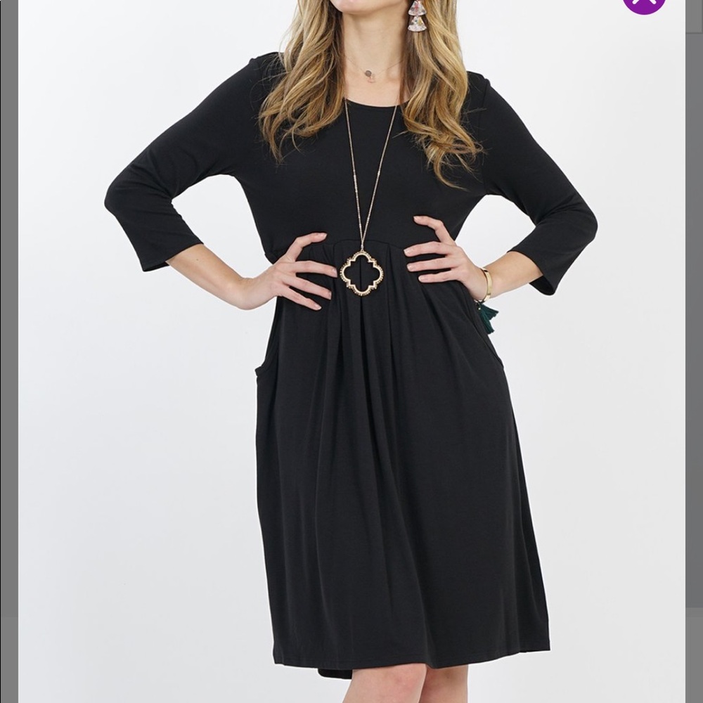 Sale: New Black Pocket Dress - in original package!